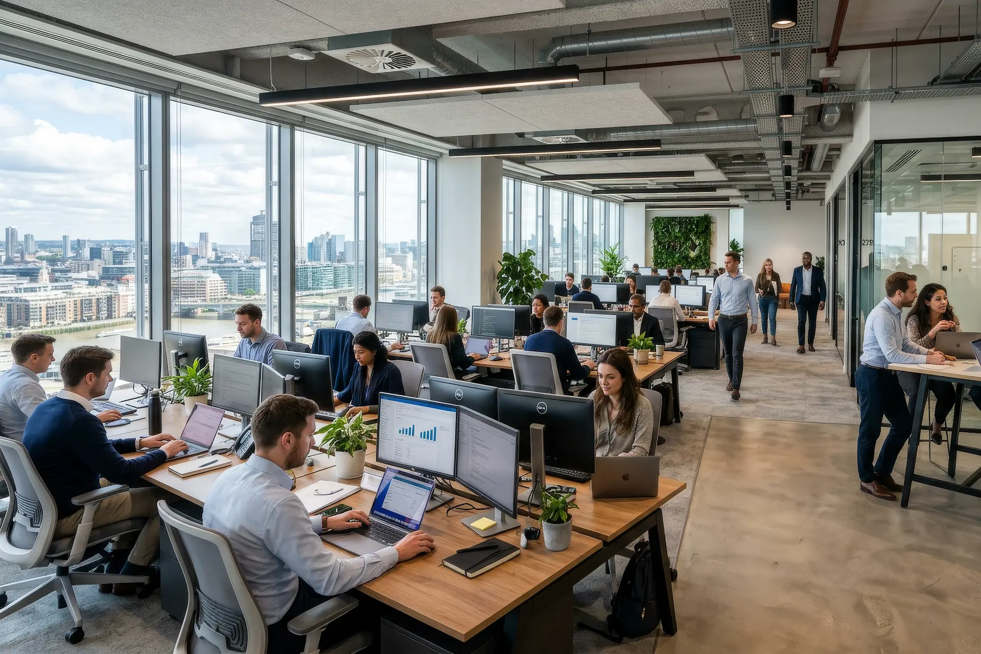 View of IT Consulting office